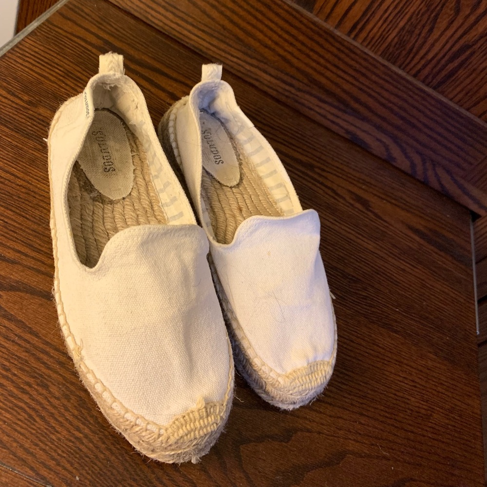 White Soludo espadrilles